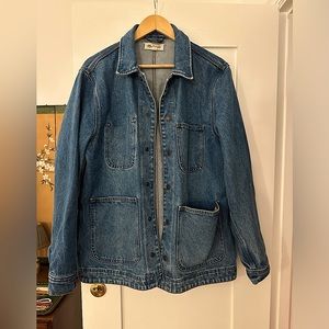 Madewell Denim Chore Coat - Size Medium